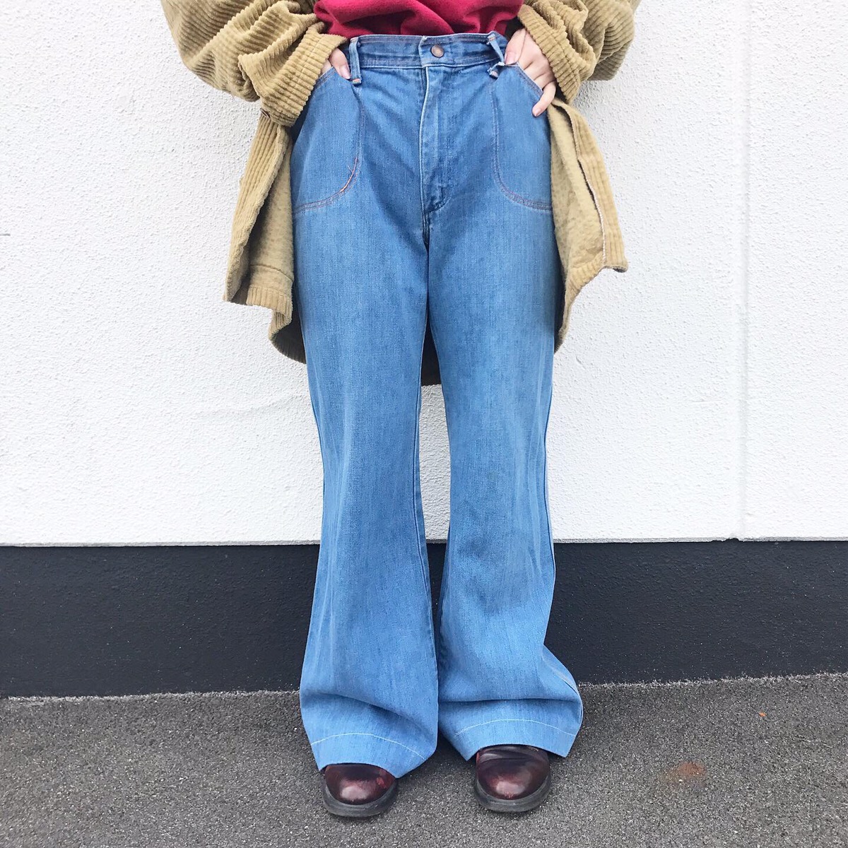 80s wrangler denimk pants ”TALON ZIP”