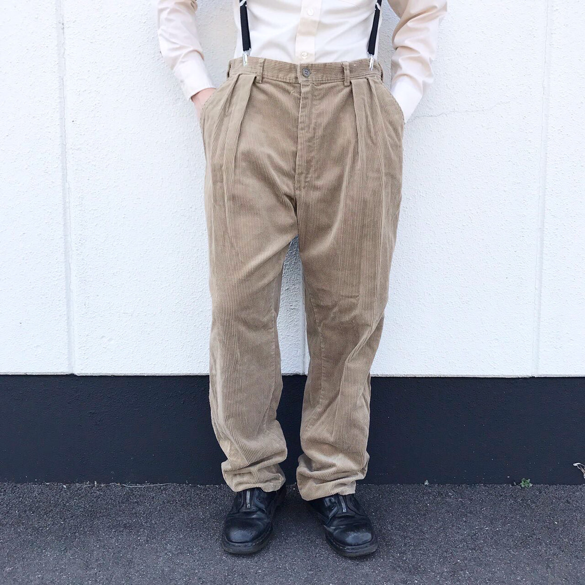 2019年9月27日 | コーデュロイパンツを使ったサスペンダー 2019年9月27日 | コーデュロイパンツを使ったサスペンダー