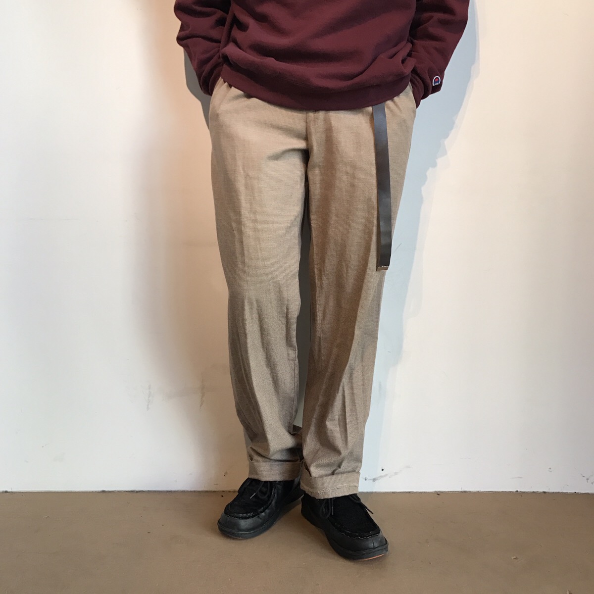 90's ralphlauren houndtooth slacks