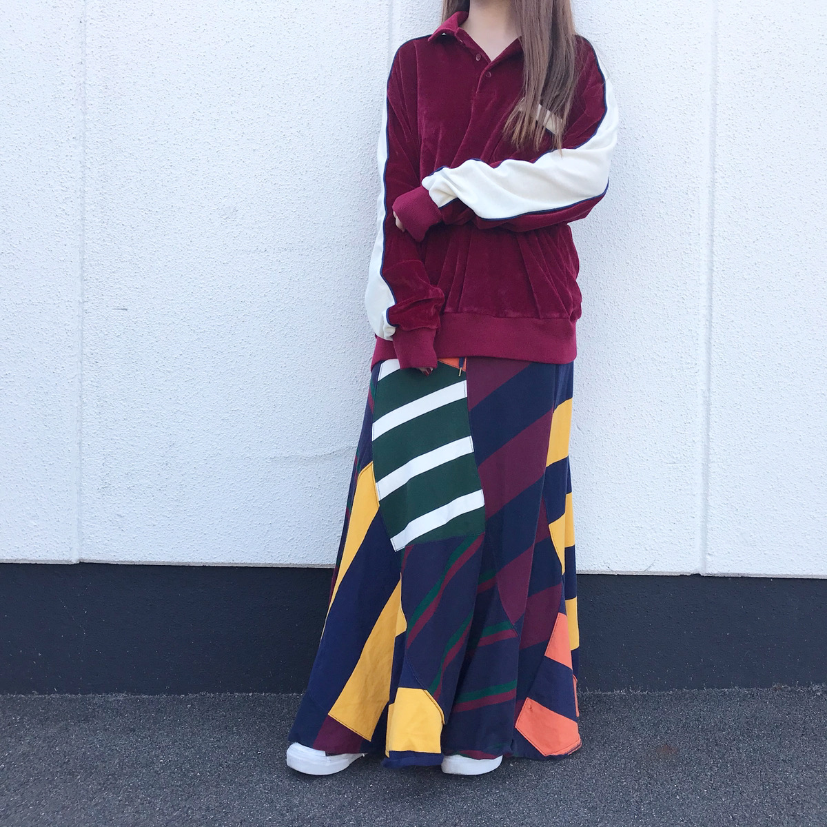 マーメイドスカート コーデ