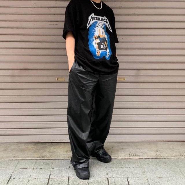 【ブロンディ】新品 プリント ブラック Tシャツ ロック ストリート コーデ