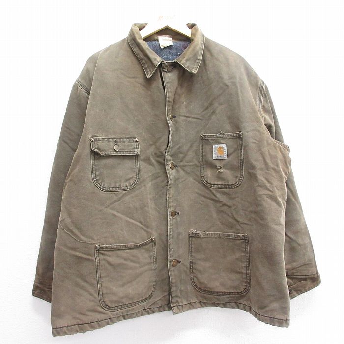 carhartt 80-90s ダックジャケット カバーオール コーデュロイ襟