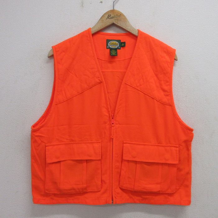 古着通販 L☆古着 カベラス ハンティング ベスト メンズ 00年代 00s