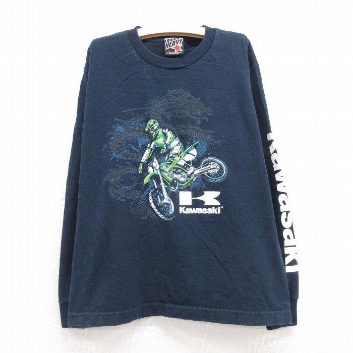90s KAWASAKI tシャツ バイカー モーターサイクル レーサー バイク