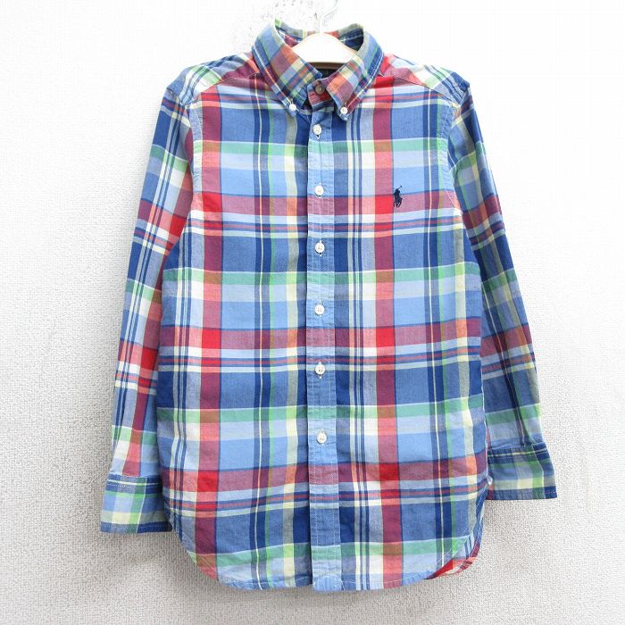 古着通販 古着 ラルフローレン 長袖 ブランド シャツ キッズ ボーイズ