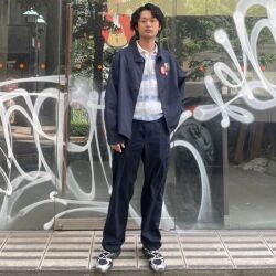 2023年5月8日 | 半袖ポロシャツ×ジャケットコーデ