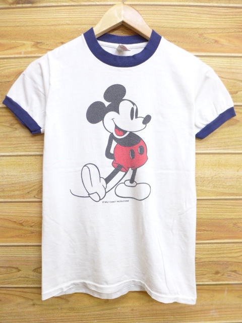 東京ディズニーランドタグ付き☆ヴィンテージ☆80年代ディズニーランドTシャツ