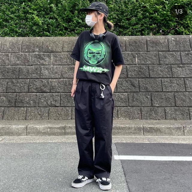 2021高い素材 メンズ ストリート オーバーサイズ XL パンツ ブラック 黒