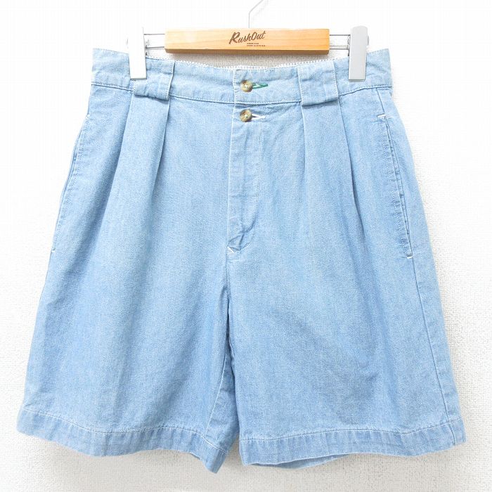 古着 90s FIRSTDOWN 多ポケット ブルー デニム ペインター