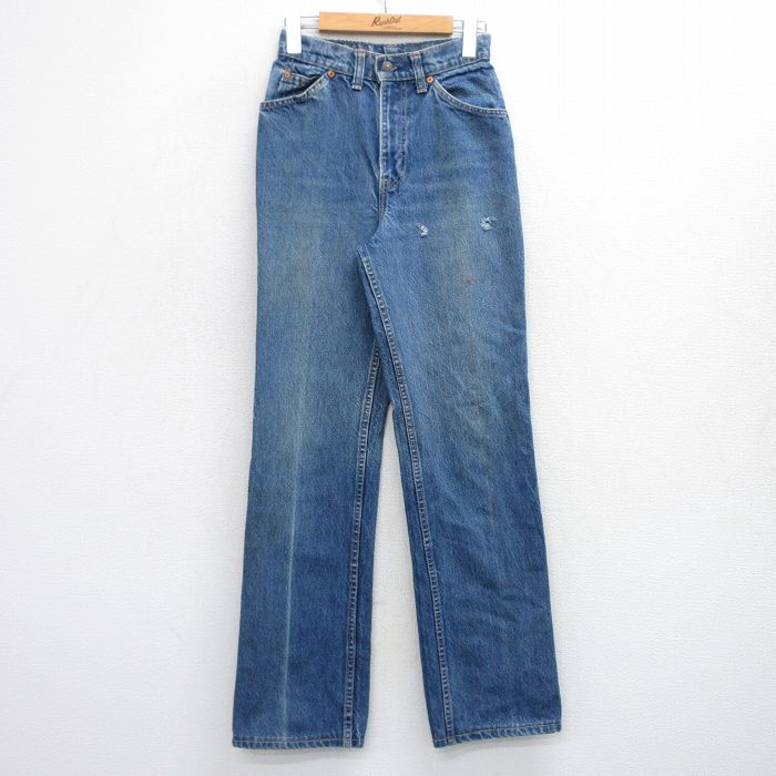 古着通販 古着 リーバイス Levis ジーンズ レディース 80年代 80s ヒゲ  