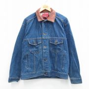 古着通販 XL☆古着 ラングラー ボア デニム ジャケット メンズ 80年代