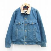古着通販 XL☆古着 ラングラー ボア デニム ジャケット メンズ 80年代
