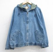 古着通販 XL☆古着 ラングラー ボア デニム ジャケット メンズ 80年代