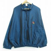 古着通販 XL☆古着 長袖 ハーフジップ ナイロン ジャケット
