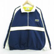古着通販 XL☆古着 長袖 ハーフジップ ナイロン ジャケット