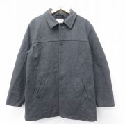 XL☆古着 ドッカーズ 長袖 ウール ジャケット メンズ 大きいサイズ 黒 ブラック 内側キルティング 25jan29 中古 アウターの通販 by 古着屋RushOut（ラッシュアウト）  ラクマ店｜ラクマ