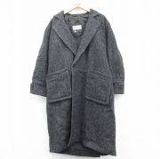 古着通販 L☆古着 長袖 ビンテージ ウール コート メンズ 70年代