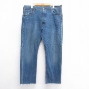 古着通販 W36☆古着 ジーンズ Levis リーバイス 501 メンズ ヒゲ 紺 デニム