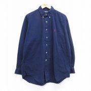 古着通販 XL☆古着 ラルフローレン 長袖 ブランド シャツ メンズ