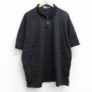 ラルフローレン　長袖ポロシャツ ブラック ワンポイントロゴ Lサイズ　古着　美品 Ralph Lauren - 美品 ラルフローレン パープルレーベル RALPH