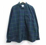 古着通販 XL☆古着 エルエルビーン 長袖 フランネル シャツ