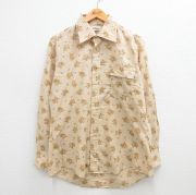 古着通販 L☆古着 ペリーエリス 長袖 シャツ メンズ 90年代 90s
