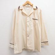 古着通販 L☆古着 長袖 シャツ メンズ ペイズリー柄 開襟