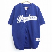 レア00s《NIKE ナイキ》MLBツインズ刺繍ベースボールシャツ/メンズXL