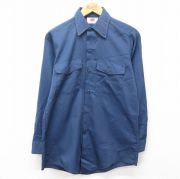 古着通販 S☆古着 ディッキーズ 長袖 ワーク シャツ メンズ 90