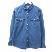 古着通販 M☆古着 リー Lee 長袖 ウエスタン シャツ メンズ 80