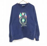 古着通販 M☆古着 長袖 スウェット メンズ 90年代 90s NYSP