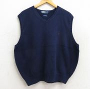 古着通販 XL☆古着 ラルフローレン 長袖 ブランド ハーフジップ