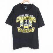 古着通販 XL☆古着 半袖 Tシャツ メンズ コットン クルーネック 青