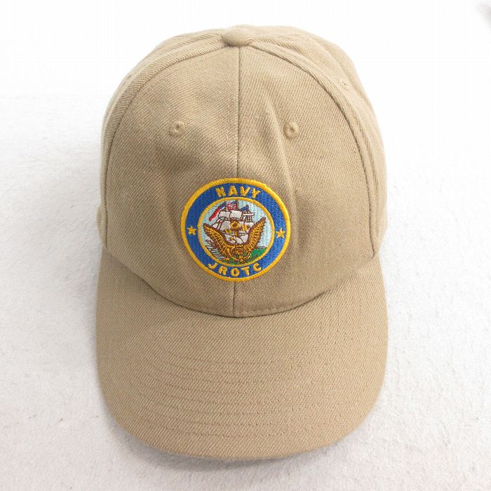 古着通販 中古 キャップ 90年代 90s ネイビー NAVY 刺繍 USA製