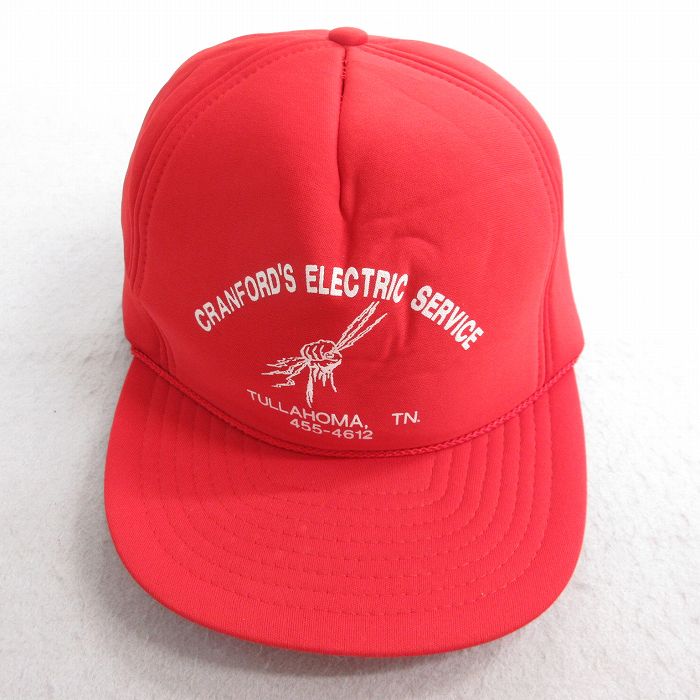 古着通販 中古 キャップ 90年代 90s CRANFORDS 赤