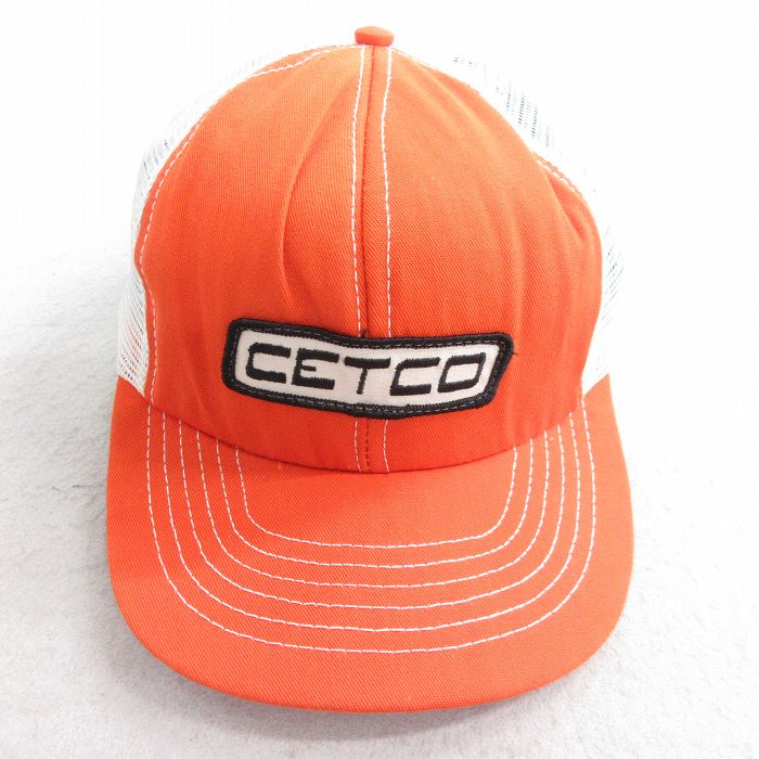 古着通販 中古 メッシュ キャップ 90年代 90s CETCO ツートンカラー