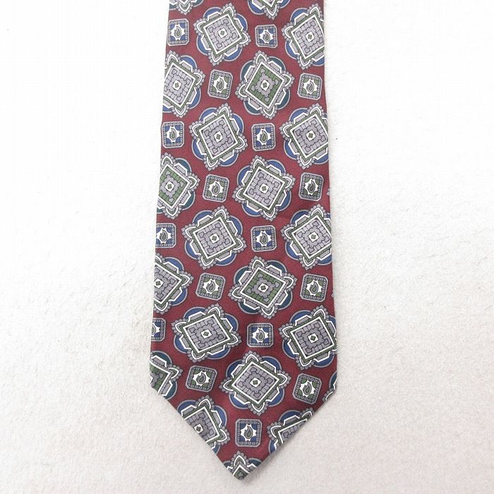 古着通販 中古 IZOD ネクタイ 00年代 00s シルク USA製 エンジ