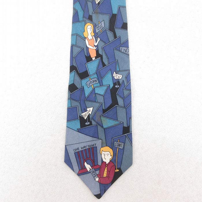 古着通販 中古 ロック バンド ネクタイ 90年代 90s ビートルズ シルク