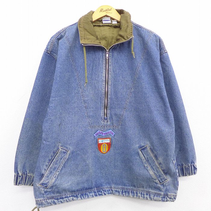 古着通販 XL☆古着 オーシャンパシフィック OP 長袖 ハーフ
