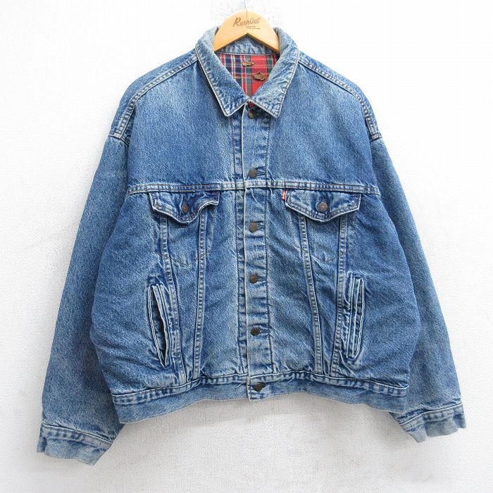 古着通販 XL☆古着 リーバイス Levis 70417 長袖 ジージャン メンズ 90