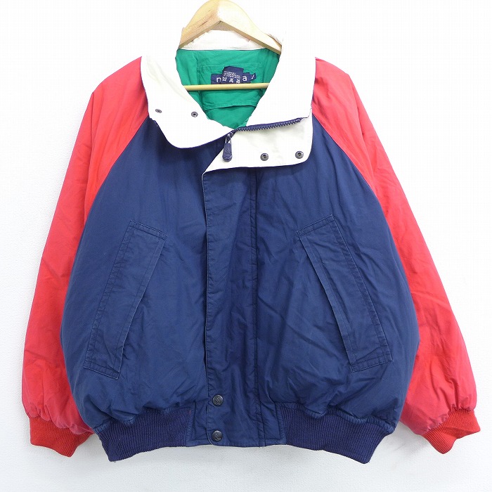 古着通販 XL☆古着 長袖 ブランド ダウン ジャケット 90年代 90s