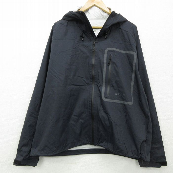 古着通販 XL☆古着 長袖 スウェット メンズ 大きいサイズ 黒