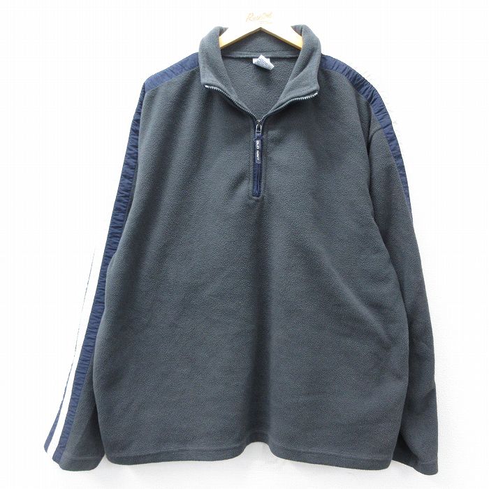 古着通販 XL☆古着 オールドネイビー OLD NAVY 長袖 ハーフジップ