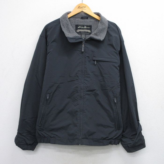 古着通販 XL☆古着 エディーバウアー 長袖 ナイロン ジャケット メンズ