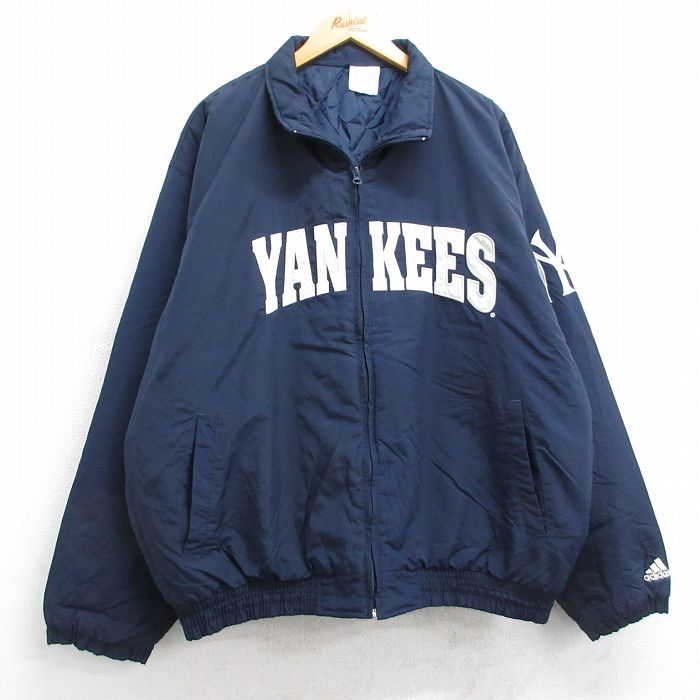 古着通販 XL☆古着 アディダス adidas 長袖 ナイロン ジャケット