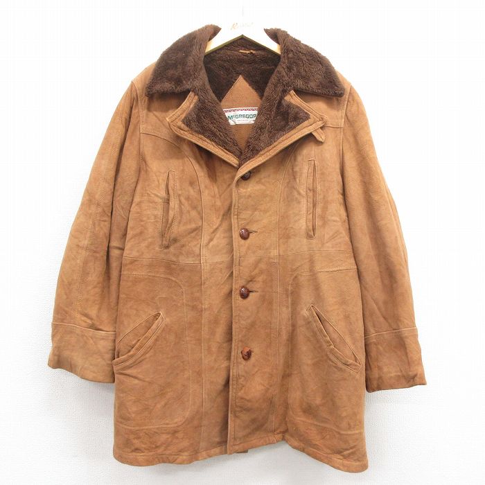 古着通販 L☆古着 マックレガー 長袖 スエード レザー ジャケット  