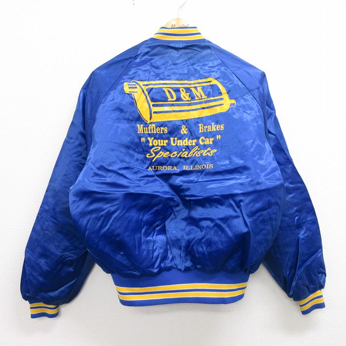 【ヴィンテージ】 80s メンズ アイオワ大学 ナイロン スタジャン 激レア