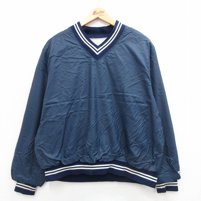 XL/古着 長袖 ナイロン ジャケット パーカー メンズ 90s NYCHA