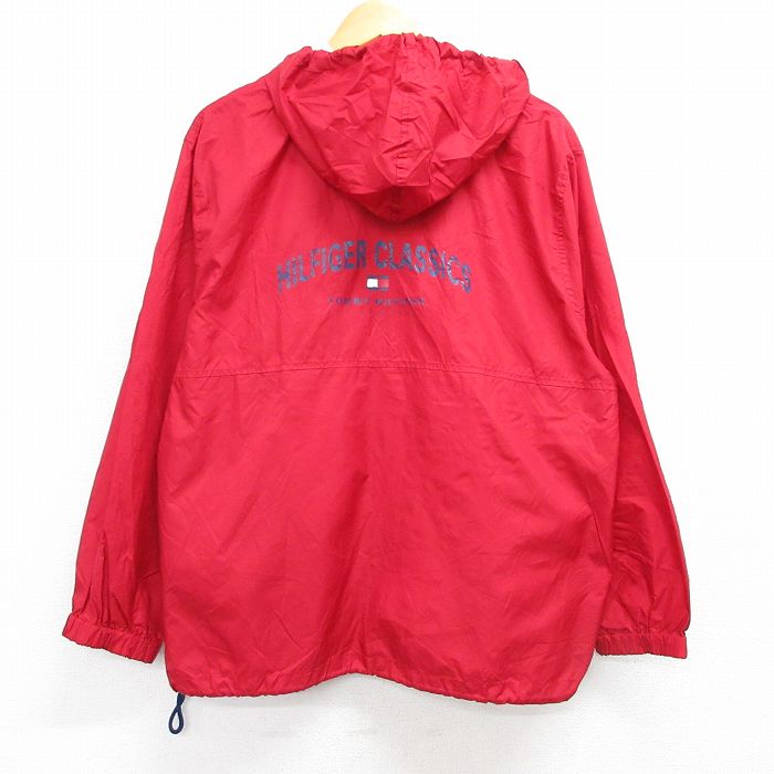 古着通販 L☆古着 トミーヒルフィガー 長袖 ハーフジップ ブランド