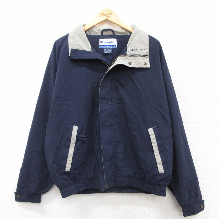 古着通販 L☆古着 チャンピオン Champion 長袖 ナイロン